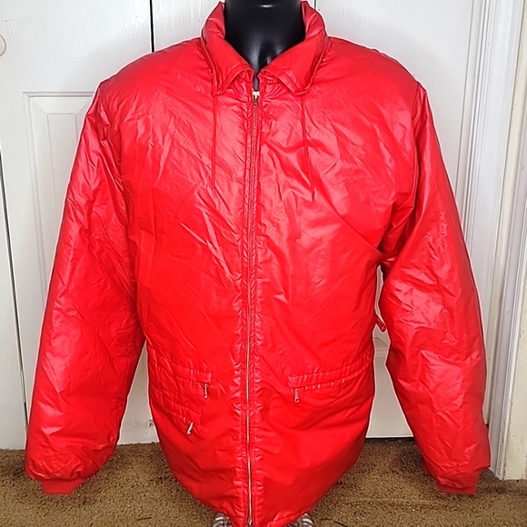 Farwest Sportswear Goose Down Coat Size Red Vintage
